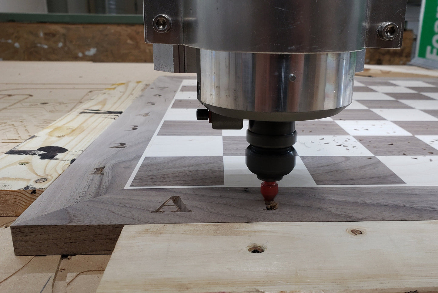 The Stefan - Player's Wooden Chess Board