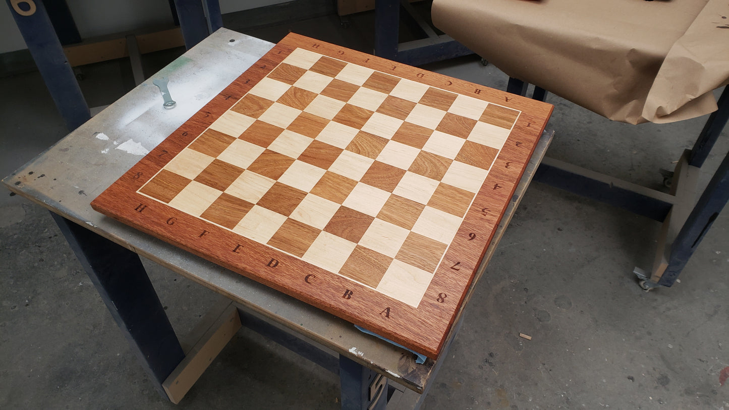 The Stefan - Classic Wooden Chess Board