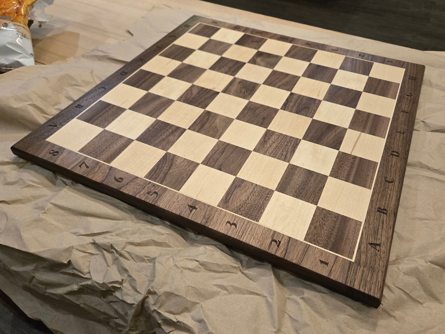 The Stefan - Player's Wooden Chess Board