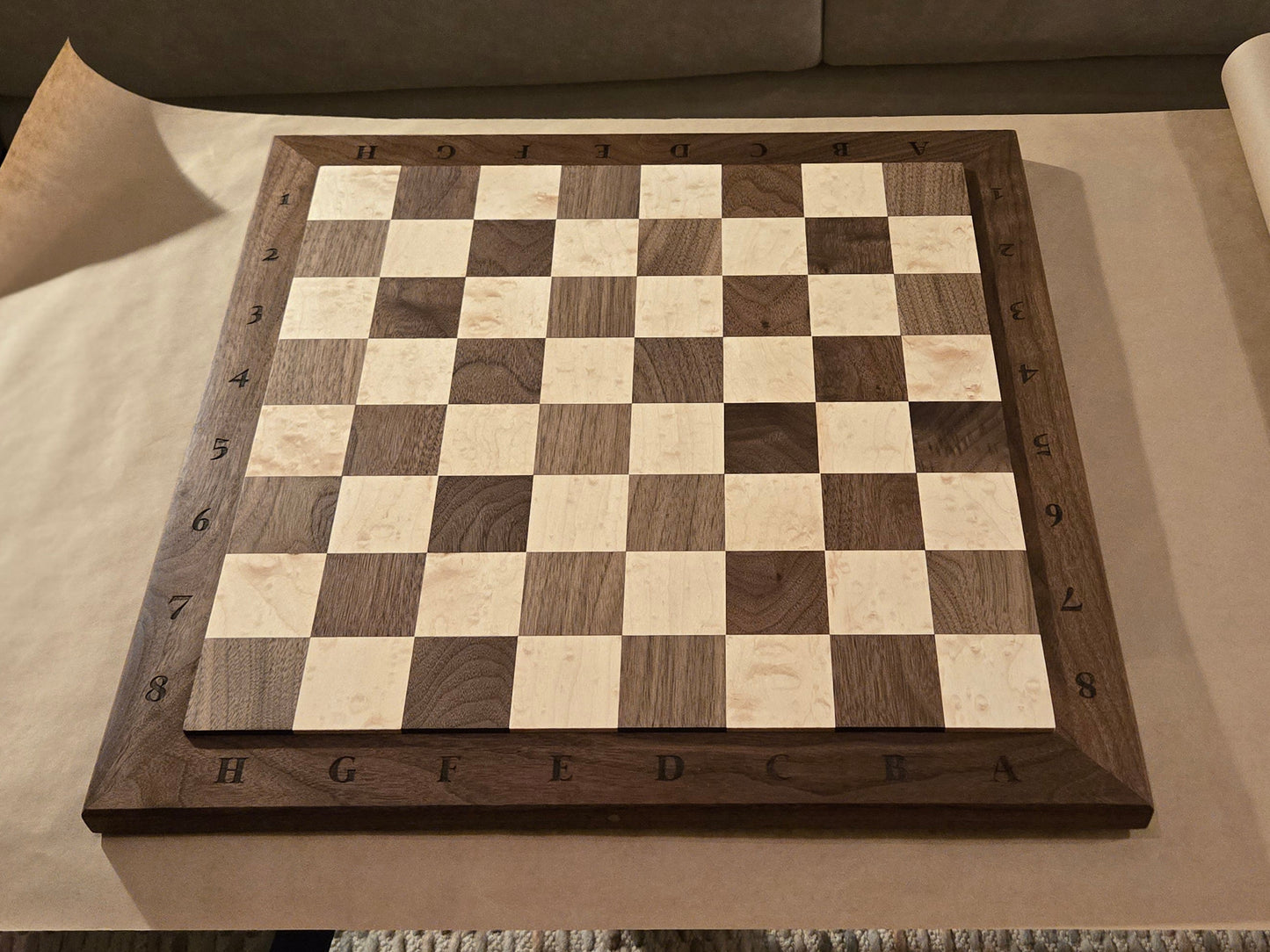 The Billey - Collector's Wooden Chess Board