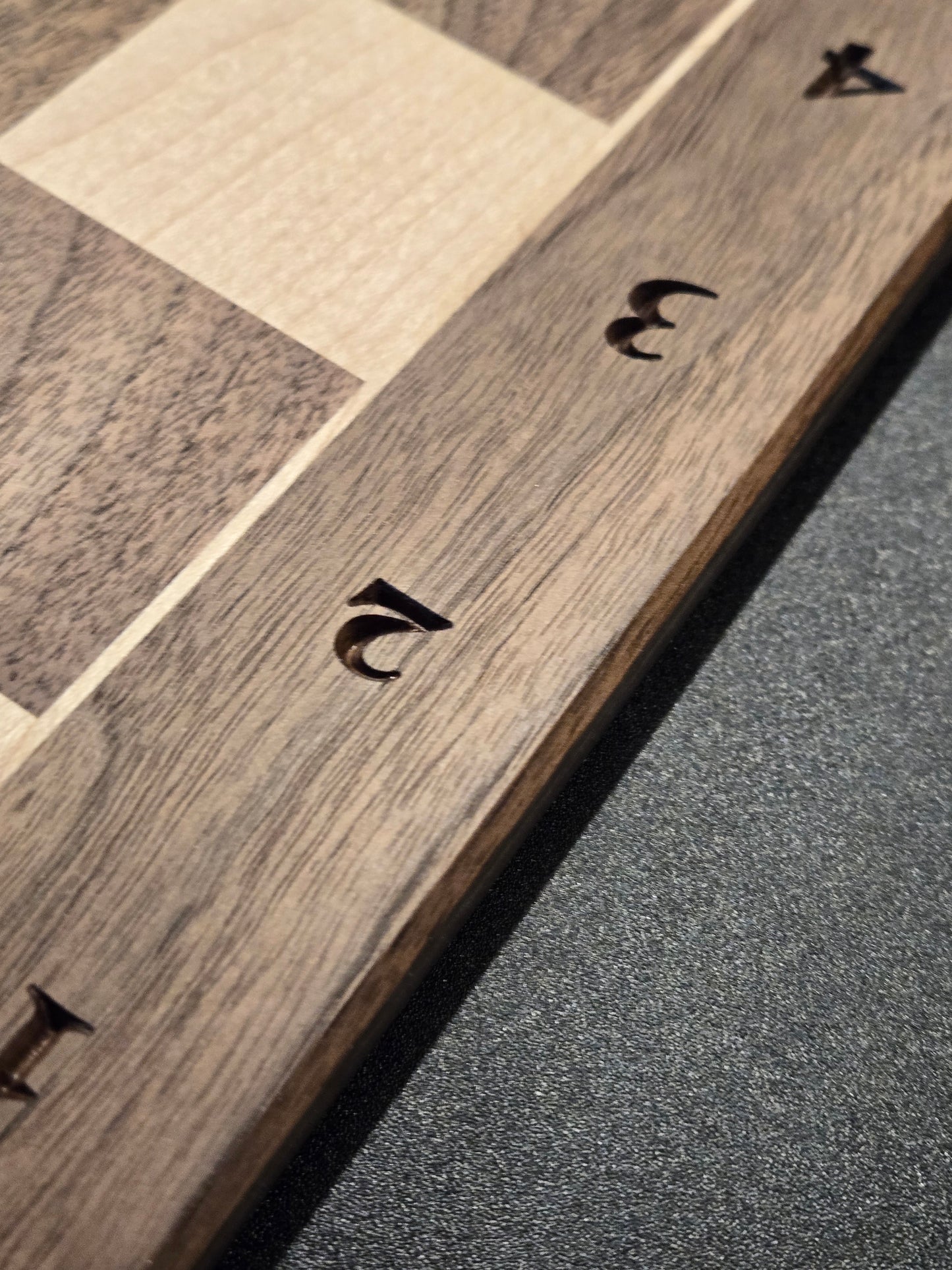 The Stefan - Player's Wooden Chess Board