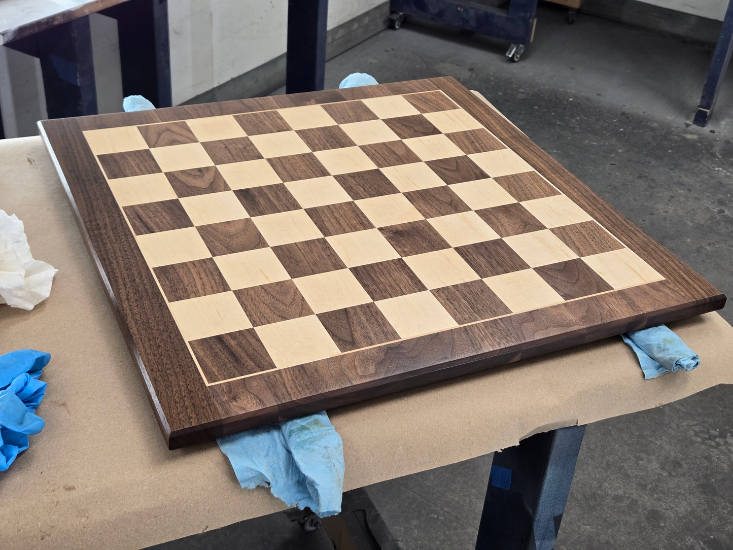 The Stefan - Player's Wooden Chess Board